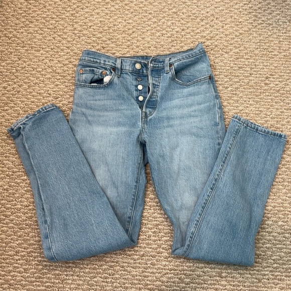 Levi's Denim - Levi's 501 High Rise Blue Jeans